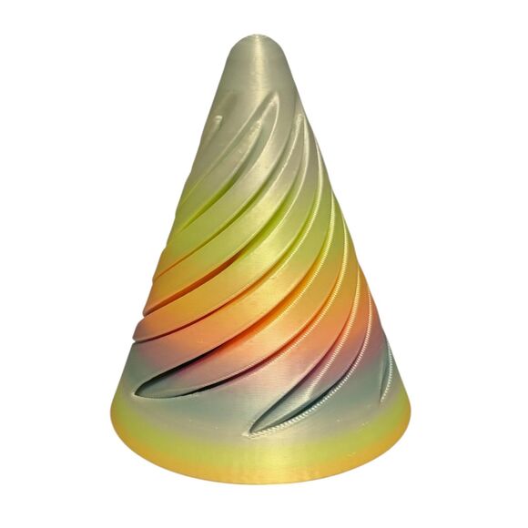 Pass Through Fidget Cone - 3-1/2" x 3" - Candy #3012-91 - Picture 1 of 2